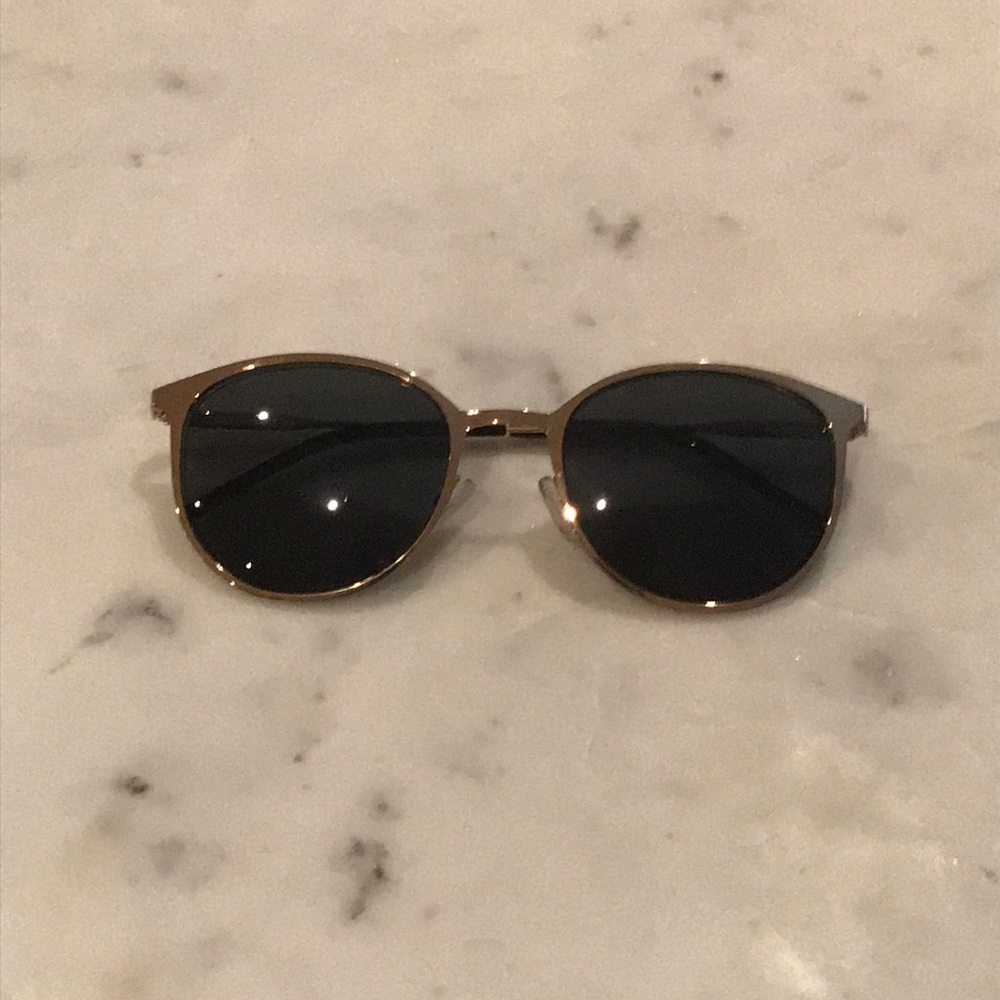 Saint Laurent gold sunglasses